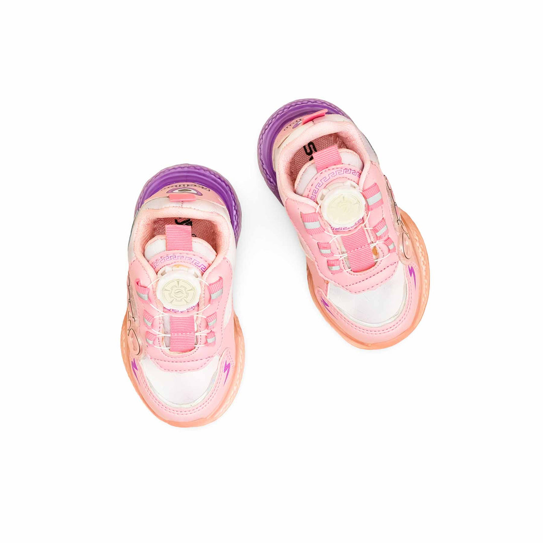 Girls Pink Casual Jogger KD1993