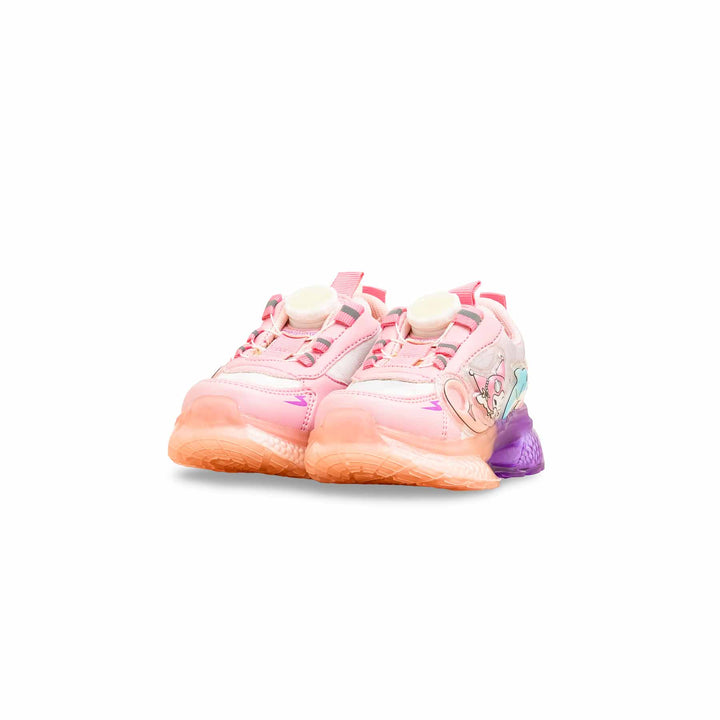 Girls Pink Casual Jogger KD1993