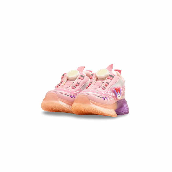 Girls Pink Casual Jogger KD1994