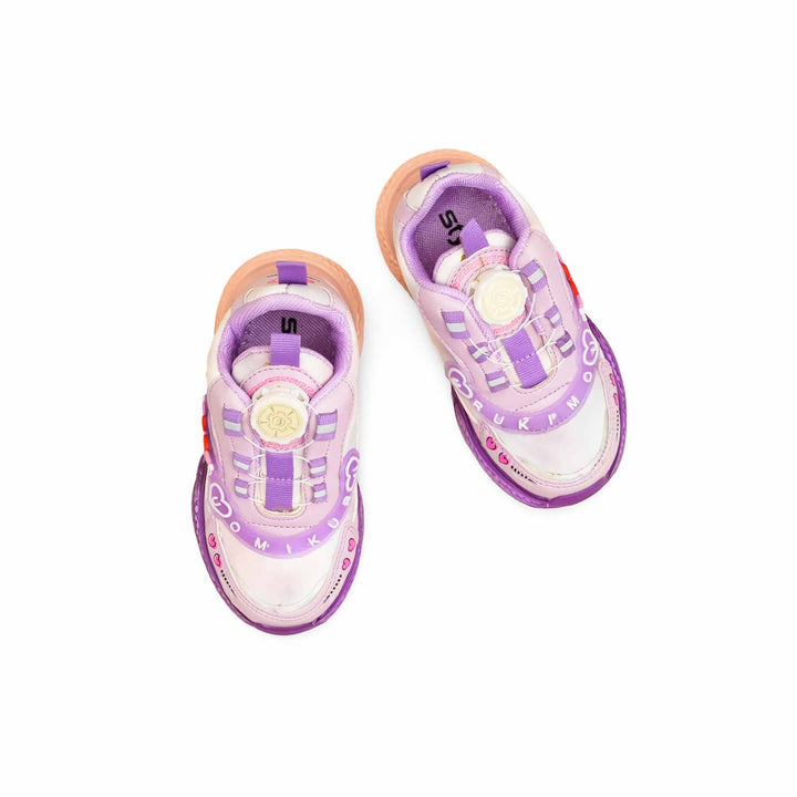 Girls Purple Casual Jogger KD1994
