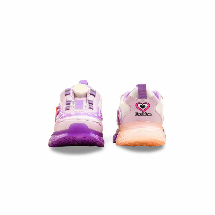 Girls Purple Casual Jogger KD1994