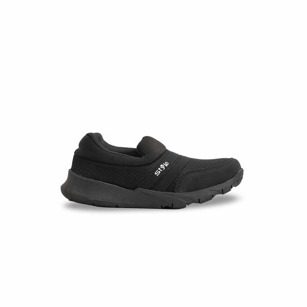 Boys Black Casual Canvas KD2183