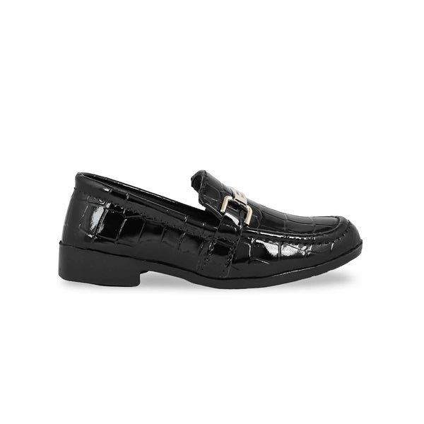Boys Black Formal Shoes KD2197