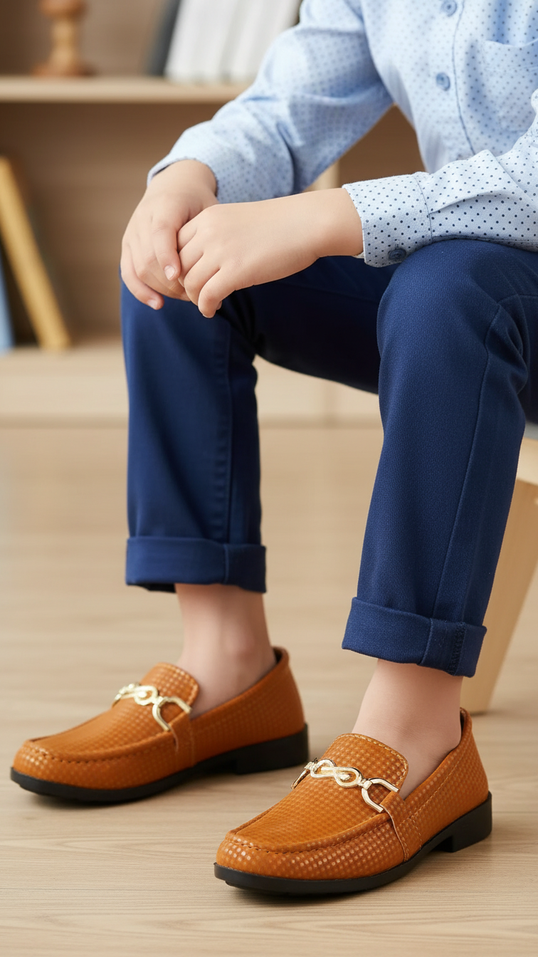 Boys Mustard Formal Shoes KD2198