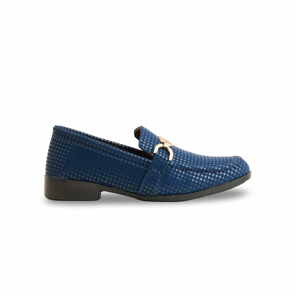 Boys Navy Formal Shoes KD2198
