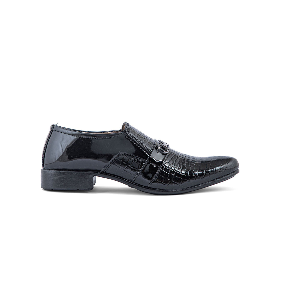 Boys Black Formal Shoes KD2210