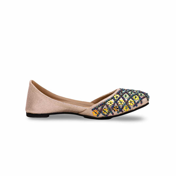 Girls Golden Fancy Khusa KD2239