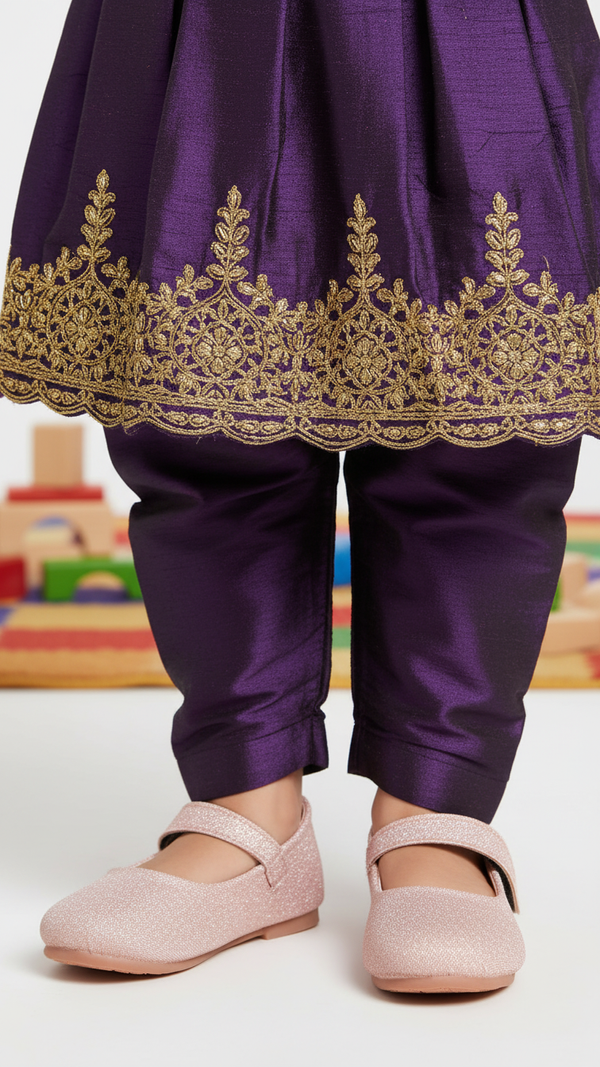 Girls Pink Fancy Pumps KD2275