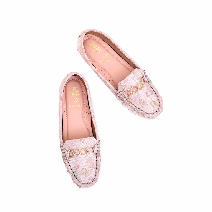 Girls Champagne Fancy Pumps KD2298