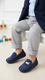 Boys Navy Formal Moccasin KD2321