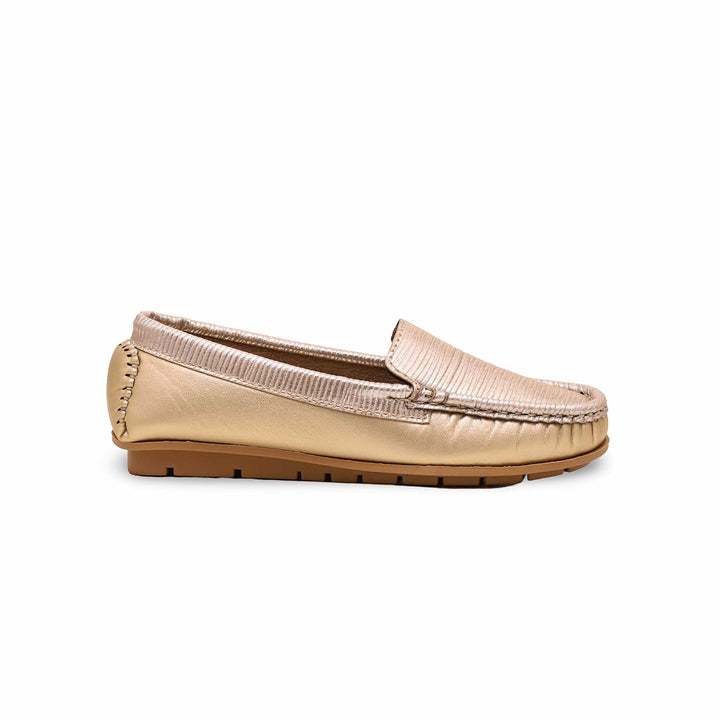 Girls Golden Formal Moccasin KD2351