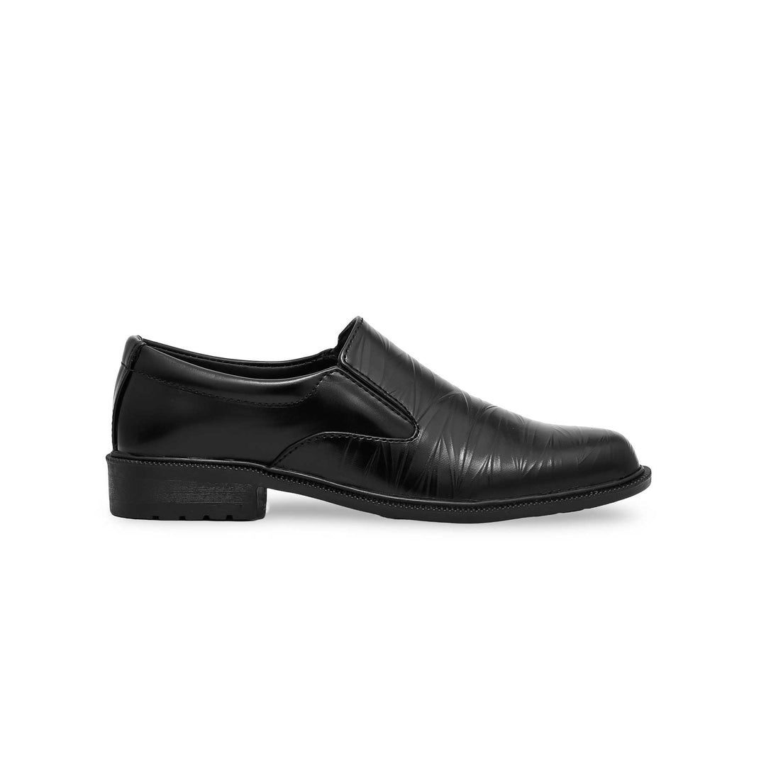 Boys Black Formal Shoes KD2360