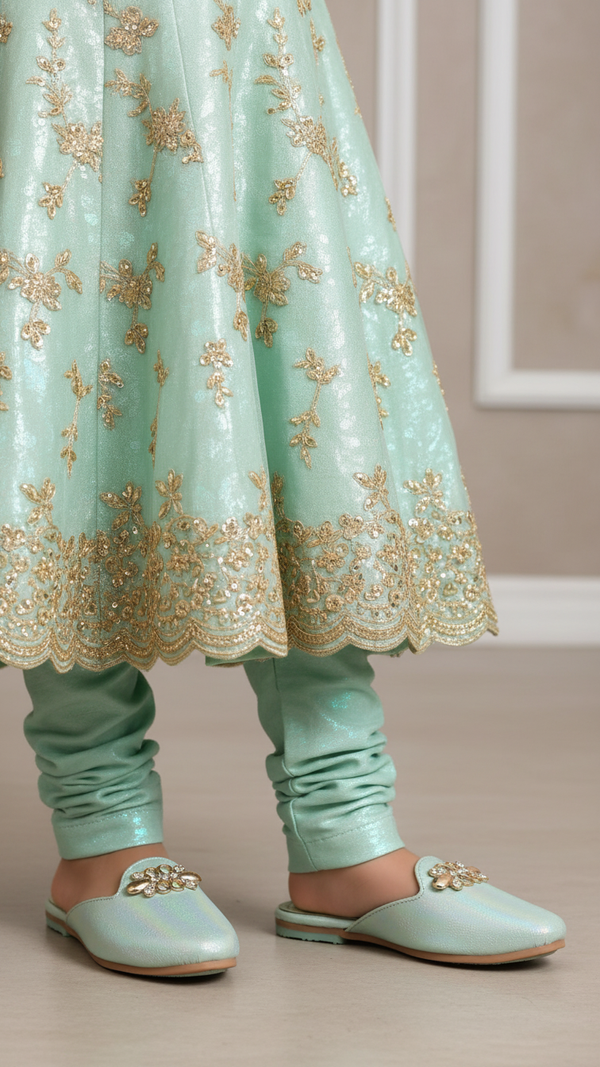 Girls PISTAGREEN Fancy Pumps KD2363