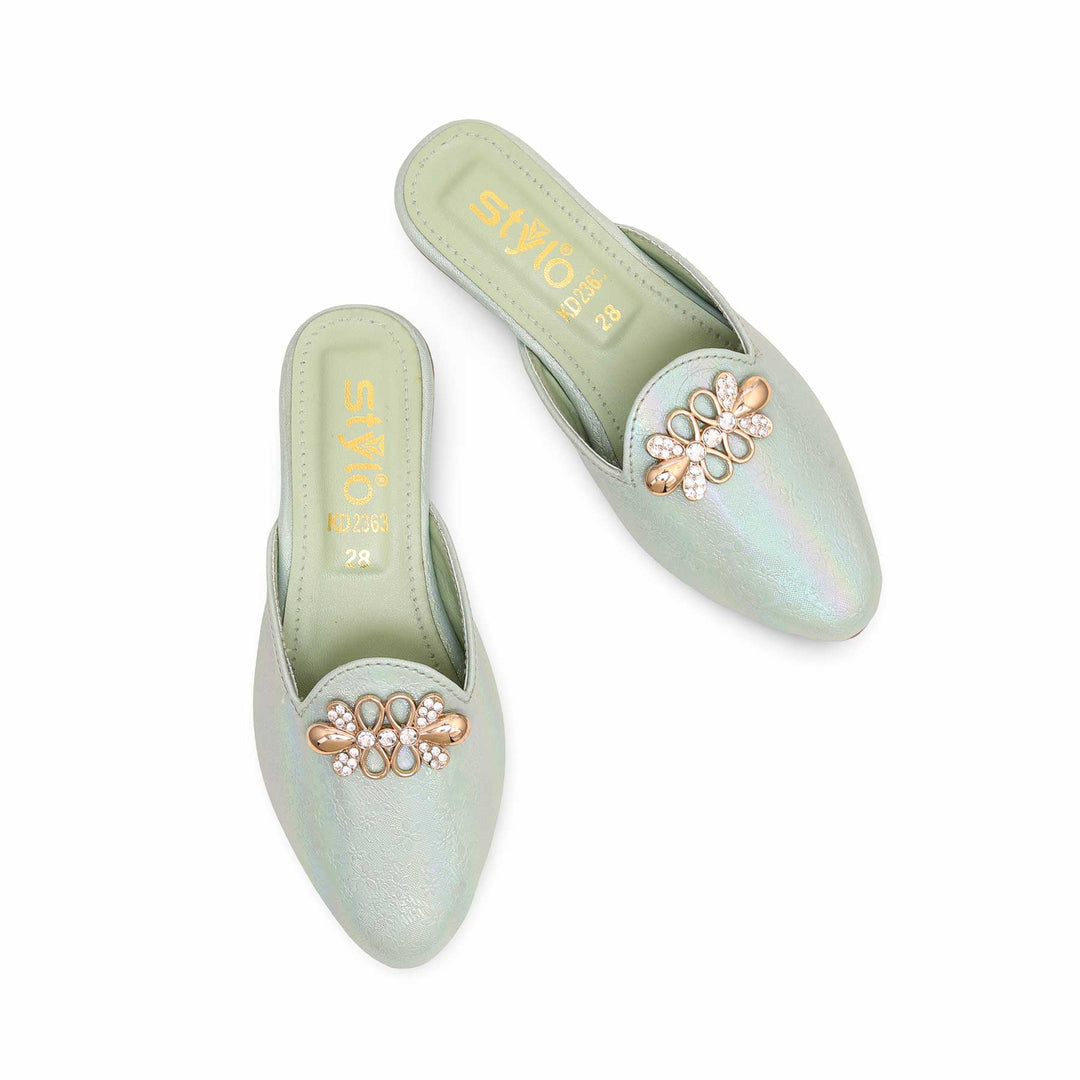 Shoes Brands In Pakistan Girls Girls PISTAGREEN Fancy Pumps KD2363
