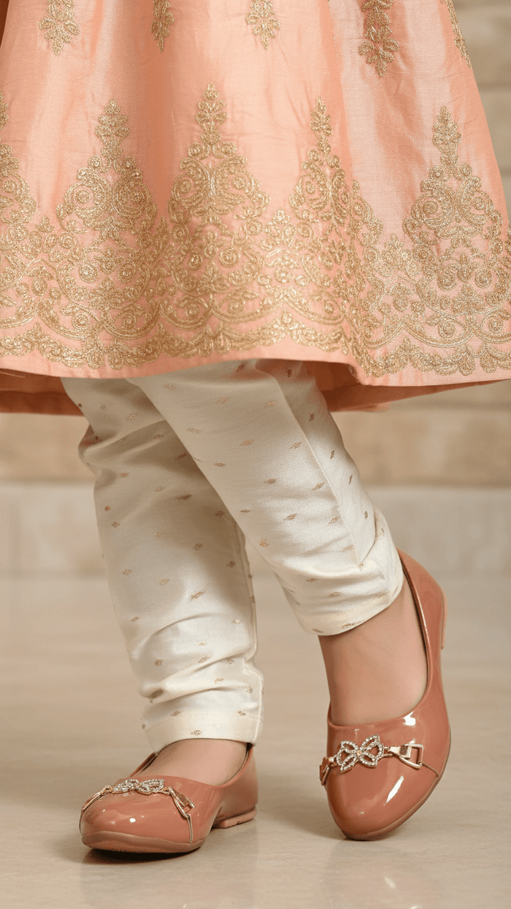 Girls Pink Formal Pumps KD2385