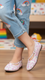 Girls Pink Casual Pumps KD2414