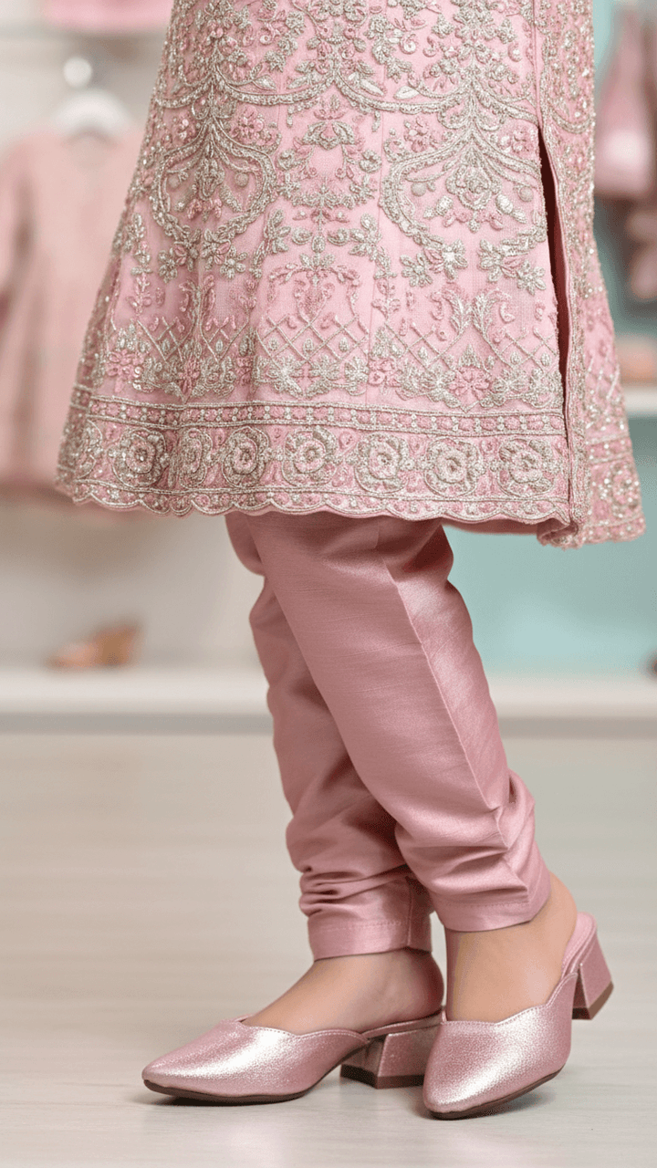 Girls Pink Fancy Pumps KD2419