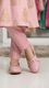 Girls Pink Casual Pumps KD2425