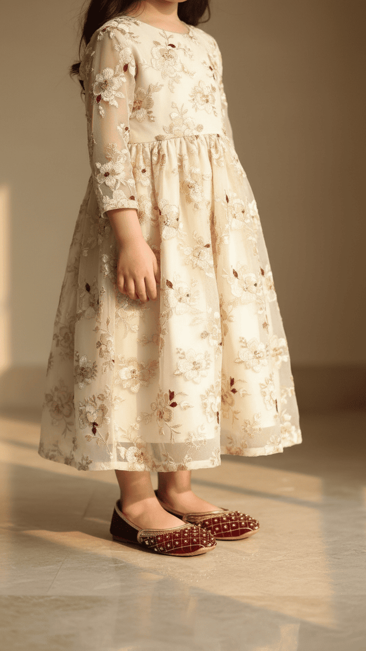 Girls Maroon Fancy Khussa KD2447