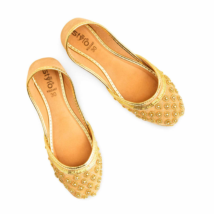 Girls Golden Fancy Khusa KD2447