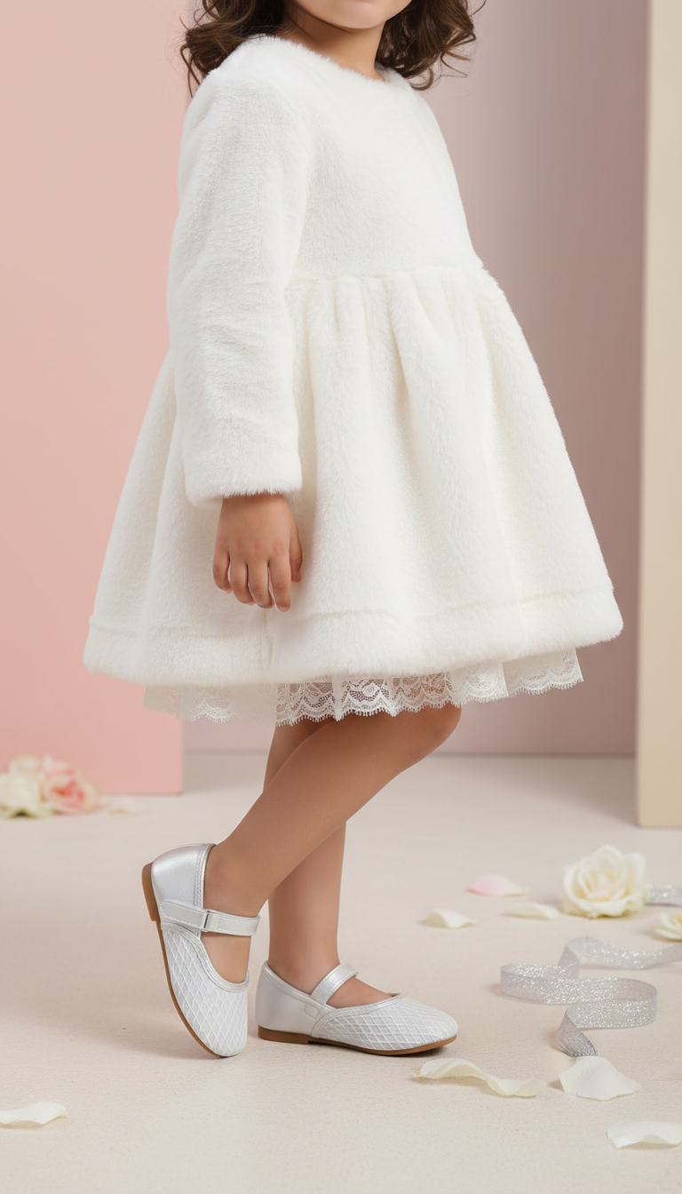 Girls Silver Casual Sandal KD2457