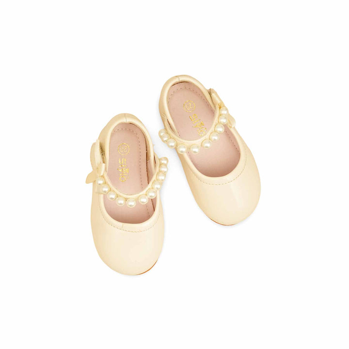 Girls Beige Casual Jogger KD2458