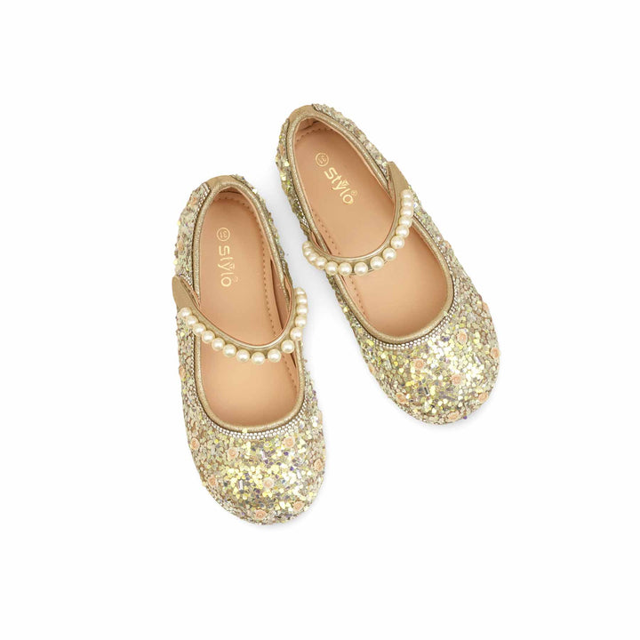 Girls Golden Casual Jogger KD2459