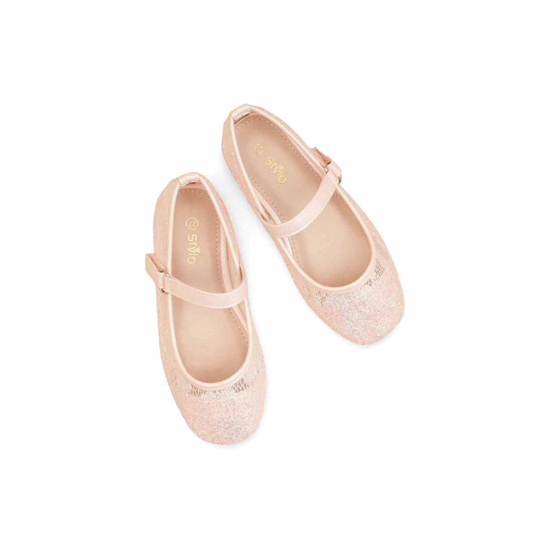 Girls Pink Casual Jogger KD2464