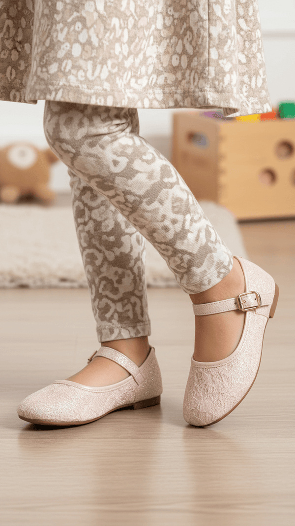 Girls Pink Casual Pumps KD2465