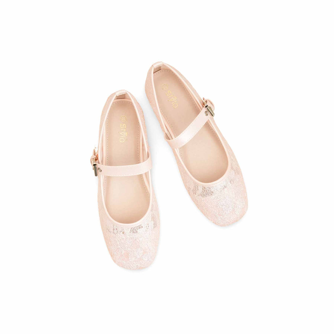 Girls Pink Casual Jogger KD2465