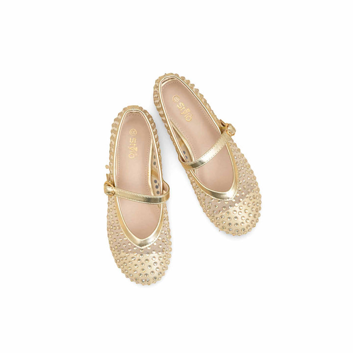 Girls Golden Casual Jogger KD2467