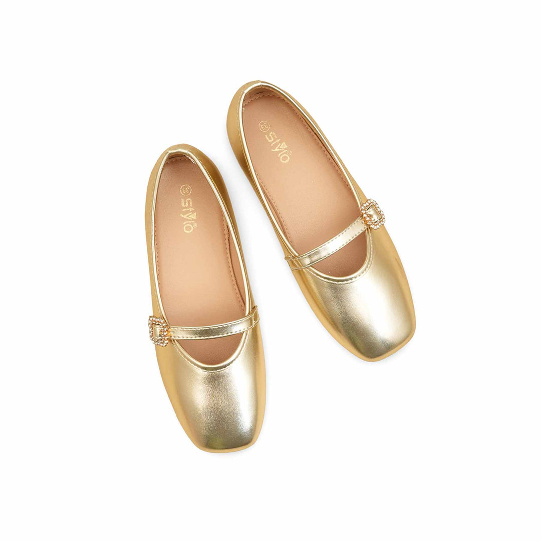 Girls Golden Casual Jogger KD2469