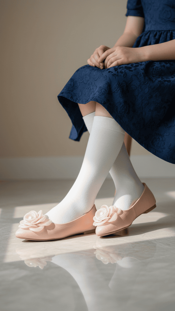 Girls Pink Formal Pumps KD2474