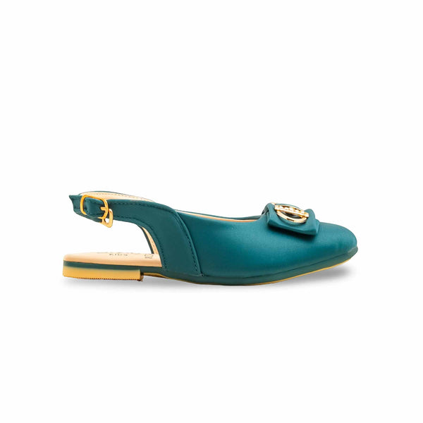 Girls Seagreen Formal Pumps KD2478