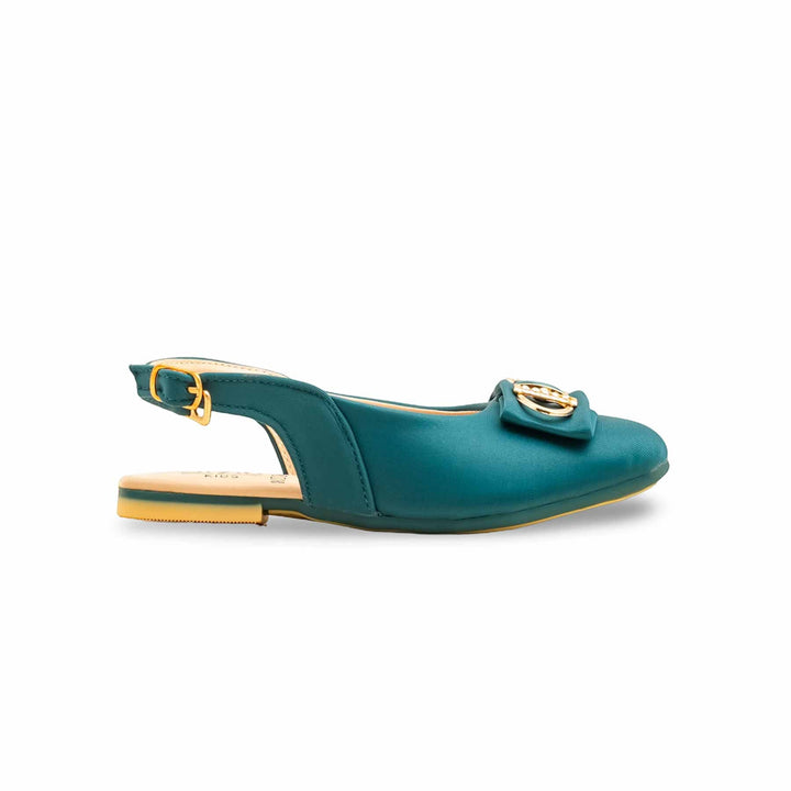 Girls Seagreen Formal Pumps KD2478