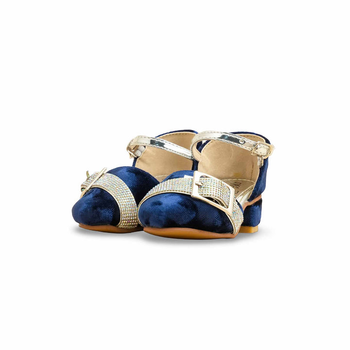 Girls Blue Fancy Pumps KD2483