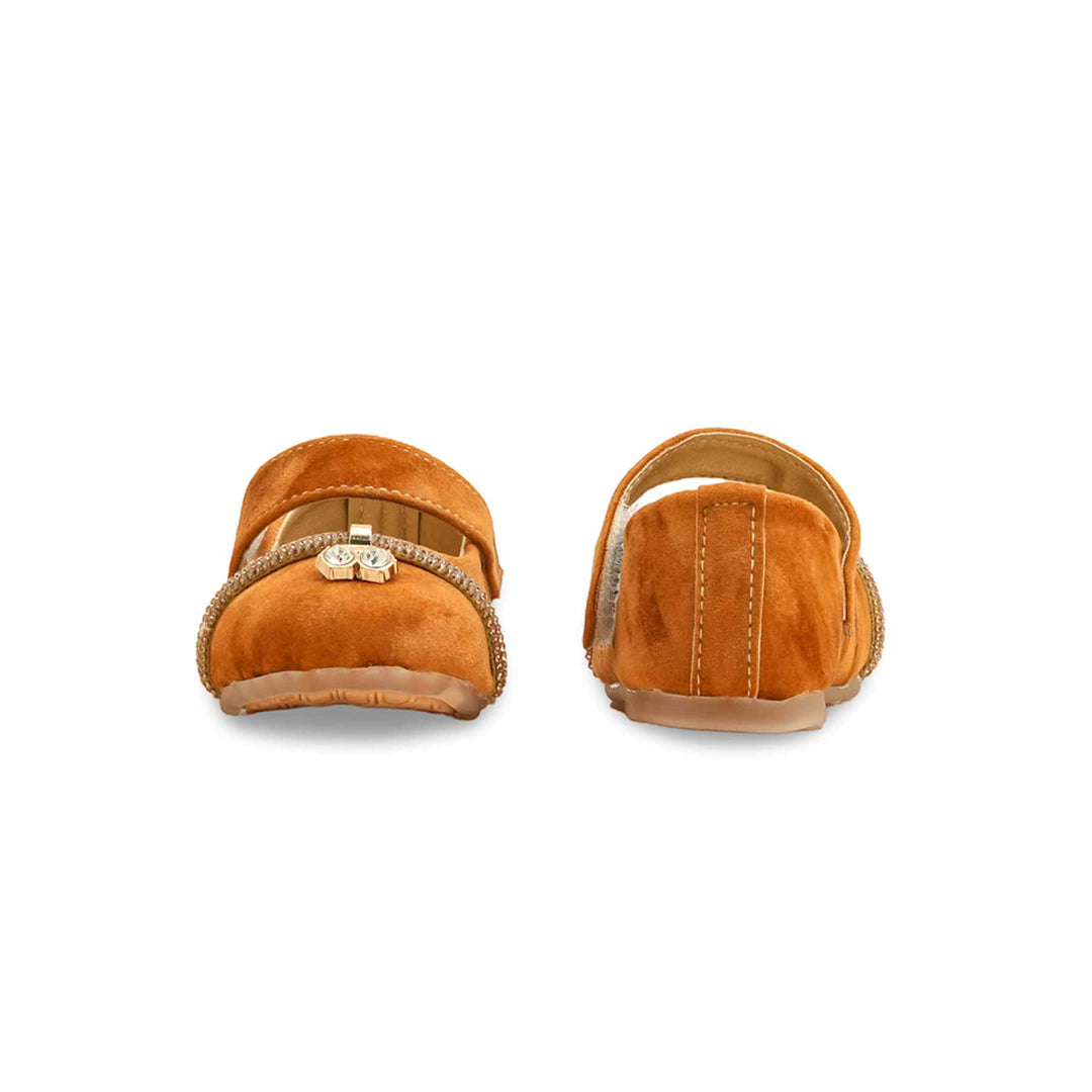 Girls Beige Formal Pumps KD2486