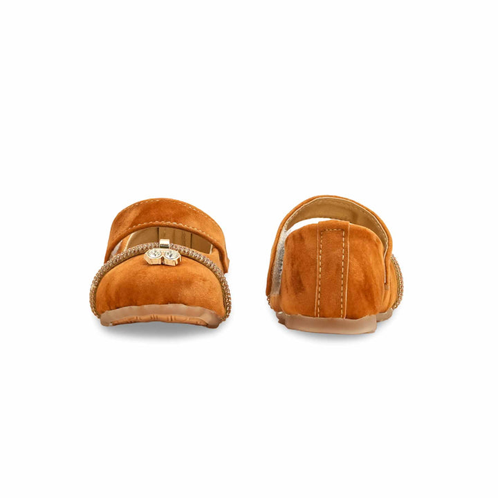 Girls Beige Formal Pumps KD2486