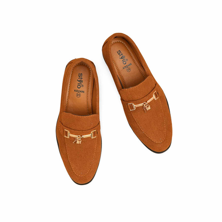 Boys Brown Formal Shoes KD2496