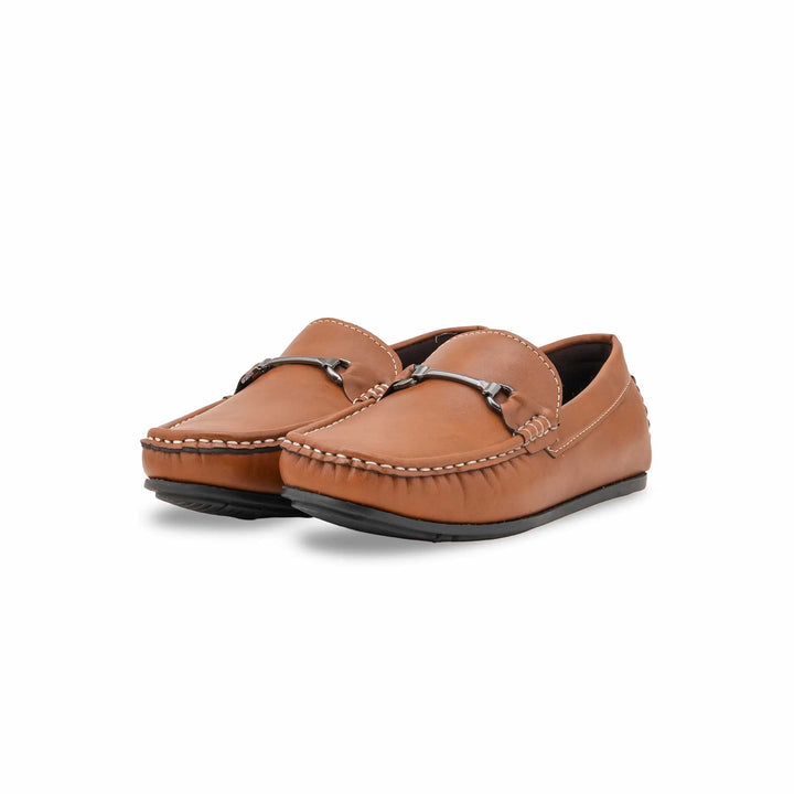 Boys Mustard Formal Moccasin KD2502