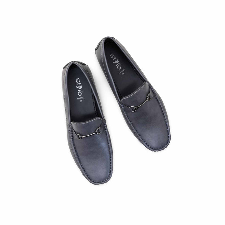 Boys Navy Formal Moccasin KD2502