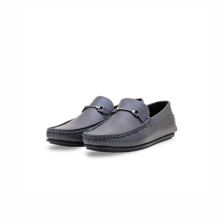 Boys Navy Formal Moccasin KD2502