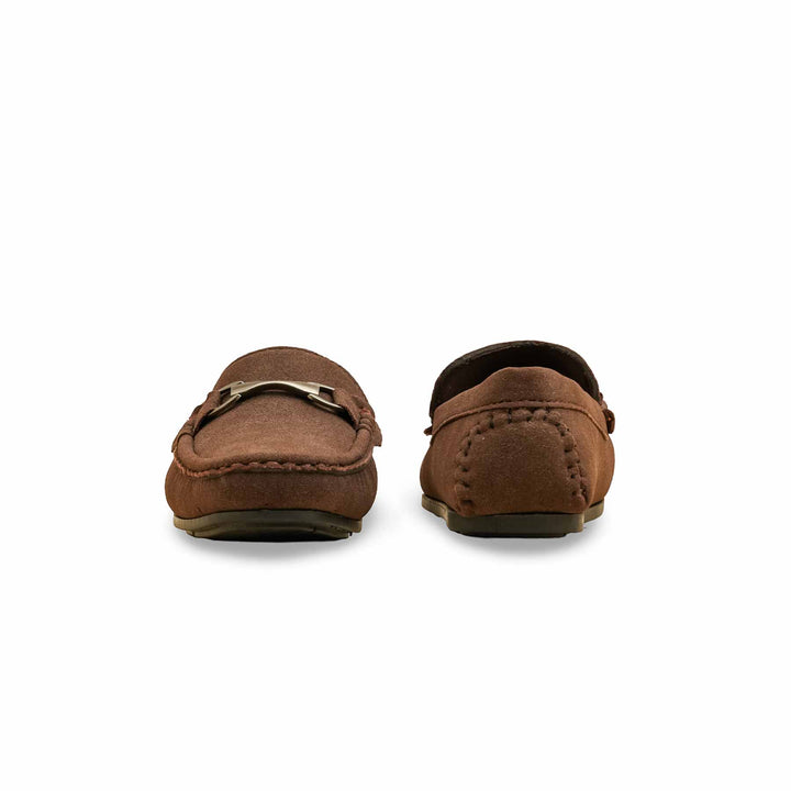 Boys Brown Formal Moccasin KD2503
