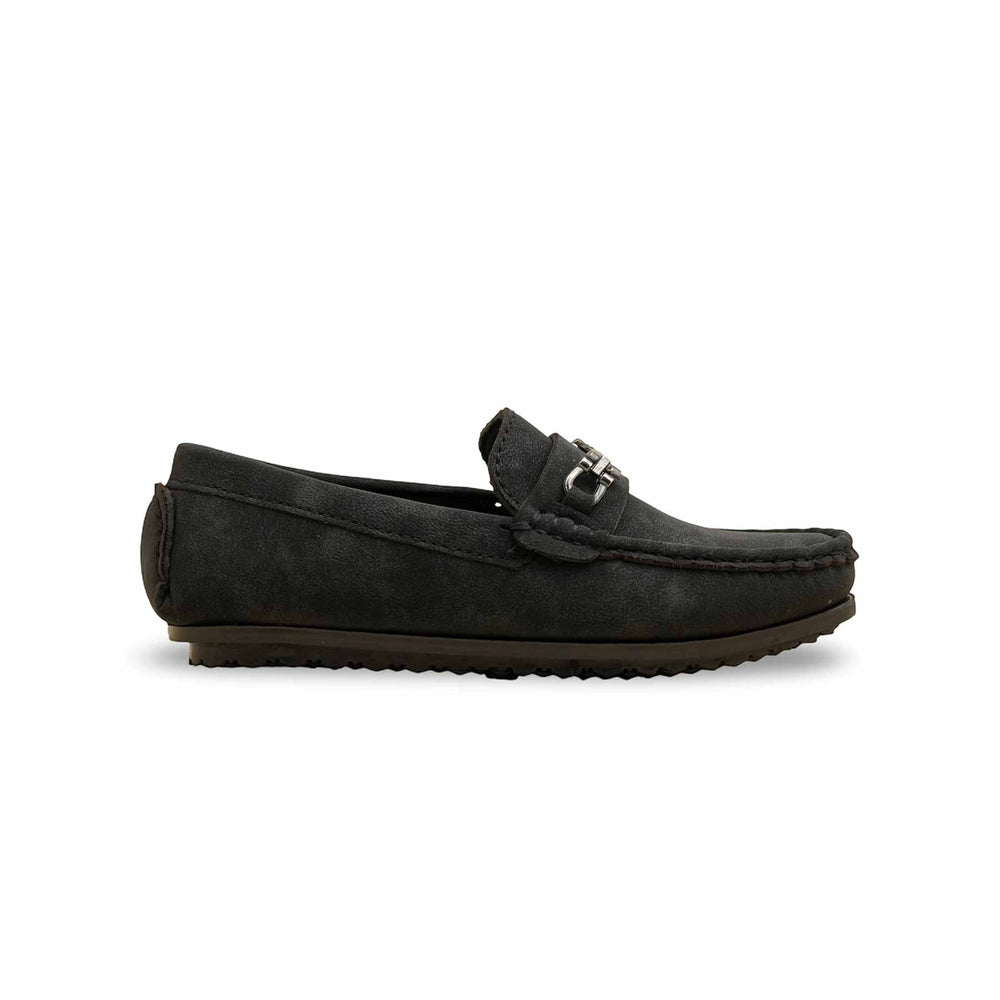 Boys Black Formal Moccasin KD2504