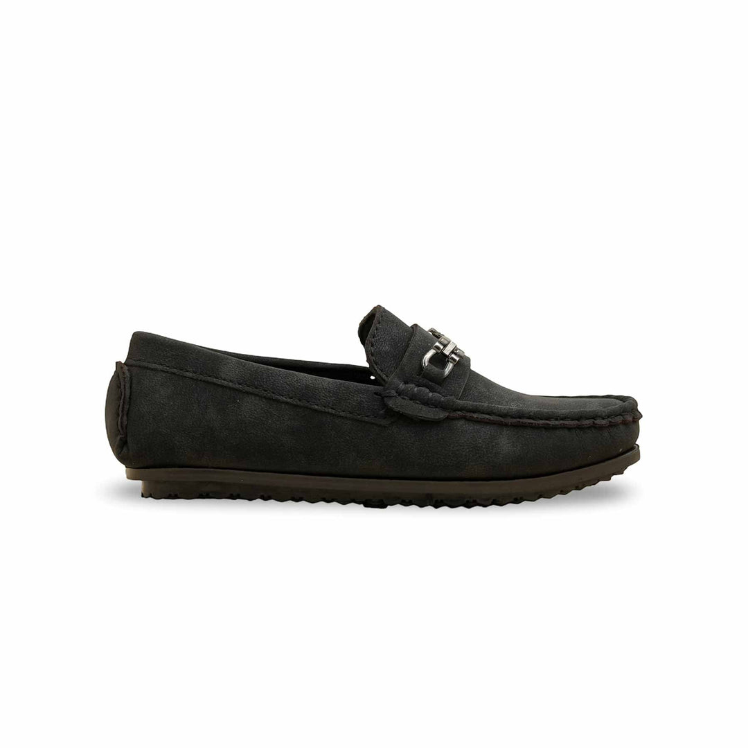 Boys Black Formal Moccasin KD2504
