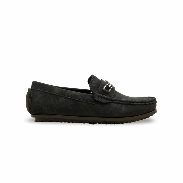 Boys Black Formal Moccasin KD2504