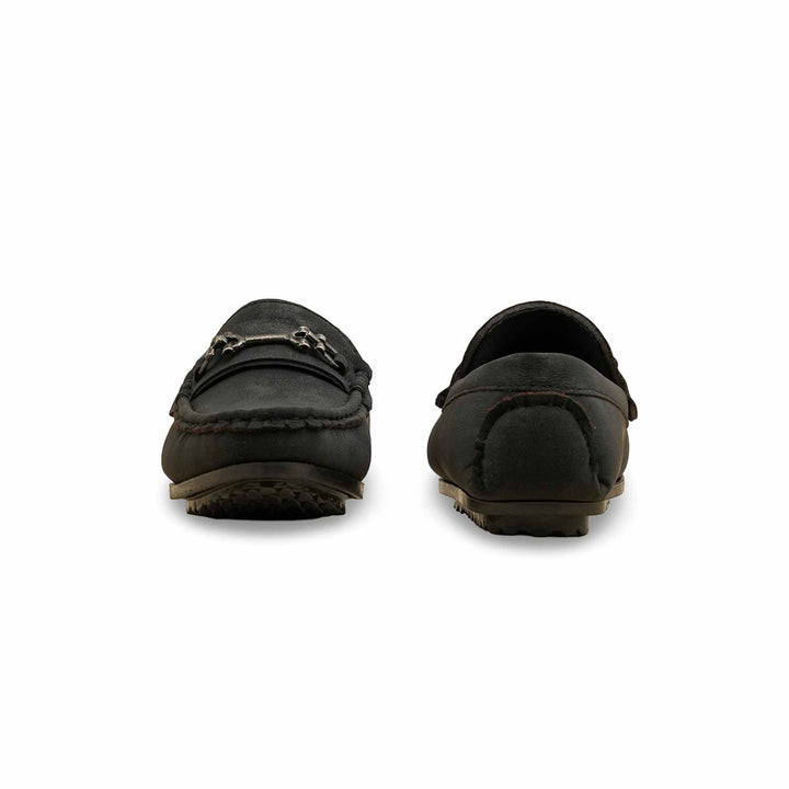 Boys Black Formal Moccasin KD2504