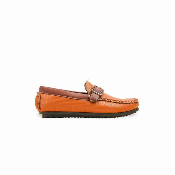 Boys Brown Formal Moccasin KD2505