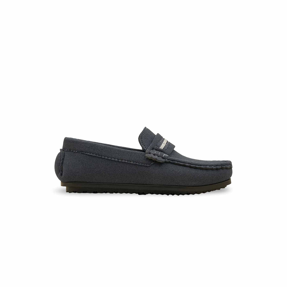 Boys Navy Formal Moccasin KD2506