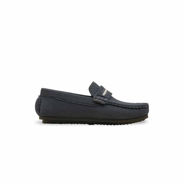 Boys Navy Formal Moccasin KD2506
